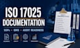 create iso iec 17025 documentation, sops, qms and audit readiness