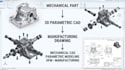 create mechanical cad, 3d modeling and manufacturing design