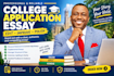 help you refine, edit, your college application essay and personal statement