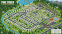 design rv park map, campground map, campsite layout, site plan, map illustration
