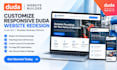 customize and redesign duda plumber website CSS for more local jobs and rankings