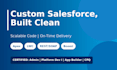 develop and customize salesforce apex, lwc, aura components