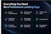 build a modern responsive react nextjs landing page