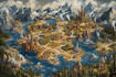fantasy map design map illustration fantasy map