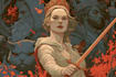 draw a fantasy book cover illustration