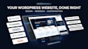design or redesign wordpress website hostinger godaddy ionos bluehost duda