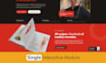 create interactive medical and biotech website