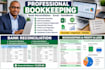 do bookkeeping, bank reconciliation and financial data entry