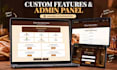 build a custom responsive business website using HTML CSS PHP