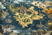 do fantasy map illustration
