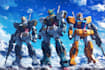 create retro mecha or scifi gundam art