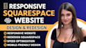 develop squarespace website design or redesign squarespace website development