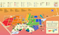 create isometric event map, vector 3d festival and venue map