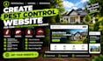 create pest control website pest extermination pest removal service