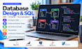 design your database er diagram and sql schema