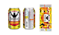 design premium can labels, bottle labels, beverage packaging