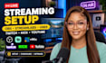 setup obs studio streamlabs, vmix kick streaming twitch and youtube