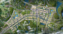 develop eco city master plan, urban map layout, planned township,cgi site visual