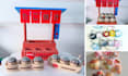 design 3d christmas fidget clicker toys and festive keychains