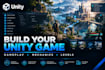 develop a 2d, 3d unity game as your unity game developer