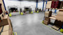 create 3d industrial animation warehouse automation robotics and logistics video