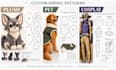 create custom plush sewing pattern stuffed animal pattern and cloth tech pack