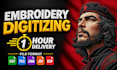 do professional embroidery digitizing for logo to dst pes jef