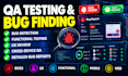 qa review test ios app website review android app testing review user experience