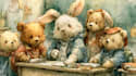 illustrate your children book with cute artwork
