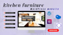 design a modern kitchen furniture wordpress website
