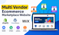 multi vendor ecommerce marketplace shopify wordpress wix multi vendor website
