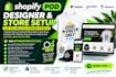 set up shopify print on demand store with printify printiful  shopify website