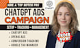 set up, mangae chatgpt ads campaign, chatgpt ads tracking, chatgpt advertising