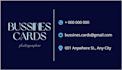 design a professional business card in canva