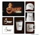 do premium coffee label, packaging, paper cup, label design