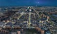 visualize 3d site plan, mixed use development,city masterplan,aerial view render
