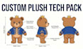 design custom plush toy reference sheet tech pack stuffed animal character specs
