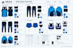 create sportwear tech pack for jerseys, tracksuits and athletic apparel