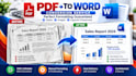 convert PDF to word with 100 accurate formatting and ocr