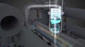create 3d rotary screw compressor compression process animation