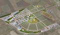 plan 2d site layout, commercial development, real estate plot, landscape map