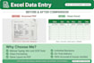 convert PDF file to excel and image to excel sheet