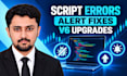 fix and upgrade your tradingview pine script code
