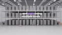 create 3d industrial animation warehouse automation robotics picking logistics