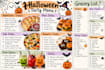 design a custom halloween party planner menu and printable bundle