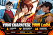 train a custom male character lora for illustrious