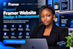 design or develop modern framer or webflow website or do figma to framer