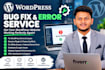 fix wordpress bugs and errors instantly