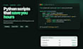 automate your workflow with python scripts, web scrapers and bots