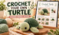 provide a beginner friendly crochet turtle pattern PDF